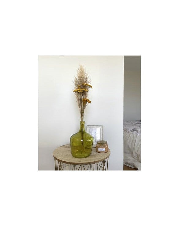 Vase dame Jeane et bouquet de fleurs séchées - ANDILAMENA