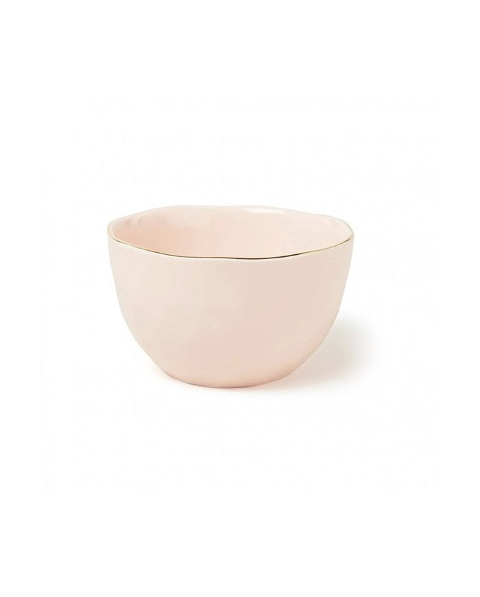 Bol rose en céramique - PINK & GOLD