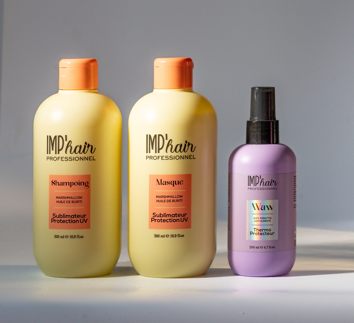 Imp'Hair - Kit complet pour cheveux au marshmallow et huile de buriti