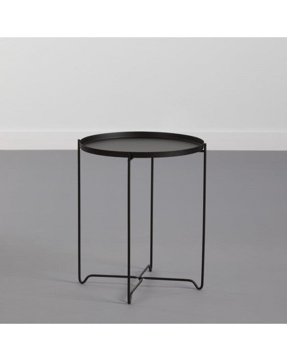 Table d'appoint métalique noire - MANDRITSARA